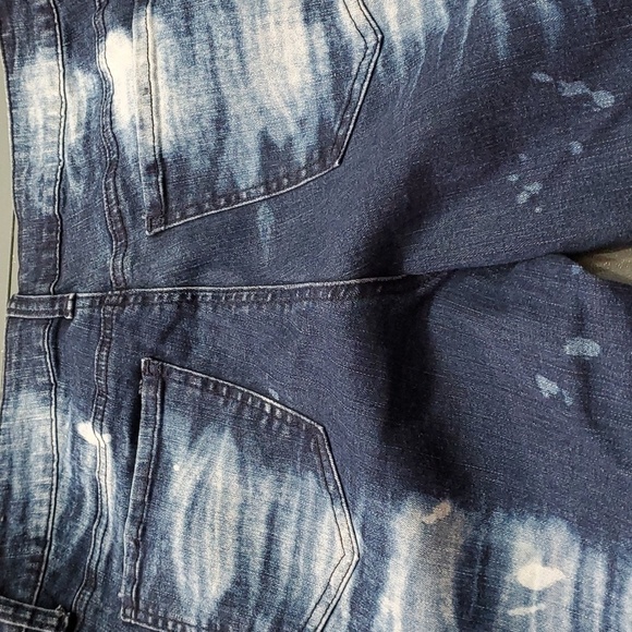 Wolita streatch jeans bleach disstresse. Size 12. Y2K Vintage Medium rise. - Picture 4 of 11